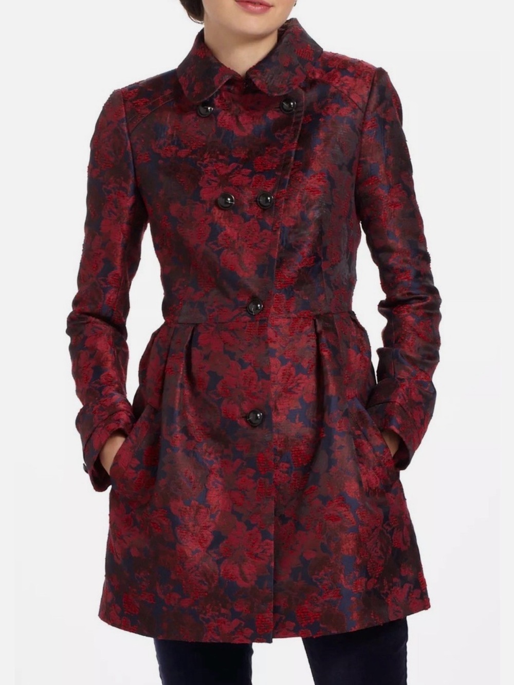 Anthropologie Leifsdottir Berta Brocade Jacket Tapestry Dark Academia Regency